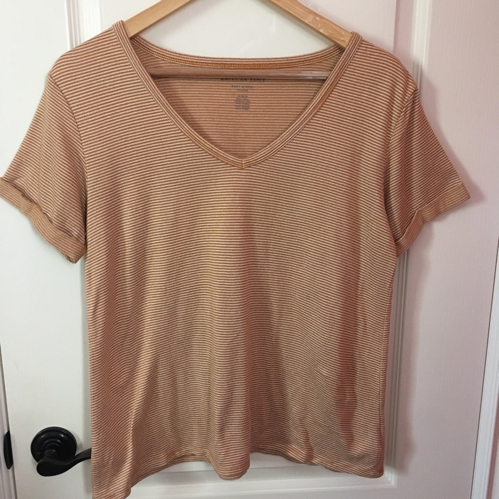 AE Yellow Striped Tee